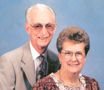 Mr. and Mrs. Bert (Maydora) Johnson - taken 1995
