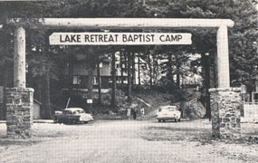 The main entrance to Camp