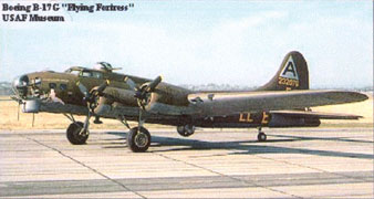 Typical B-17 Flying Fortress used in WW II - 12,726 were made.