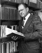 Pastor Dave in the Library - taken in 1981