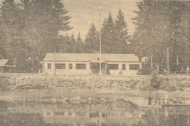 New Dining Hall Dedicated on July 24, 1948 at Lake Retreat.