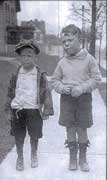 Earl on left and friend in McKeesport