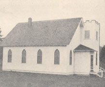 A photo of the Haley Church