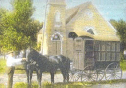 This wagon is similar to the one used by Missionary Sandblom.