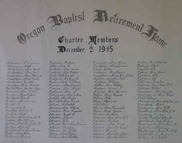 An image of the Original List of Charter Members