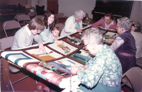 Sewing the Centennial Quilt