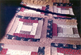 Quilt made for Pastor Dave and Deloris Danielson, 1982