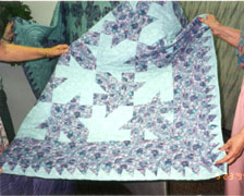 This Quilt made for the Young's, missionaries in Uraguay- taken in April,1995