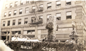 another view of the Sunday School Float