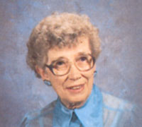 Evelyn Smith picture taken for the 1984 church directory.