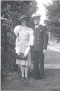  Evelyn and her first husband, Earl Coffin, taken 1942-52