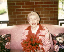 Evelyn Smith, Rose Festival Queen for the nursing home.