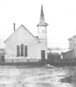 The orignal Baptist Church at Warren, Oregon
