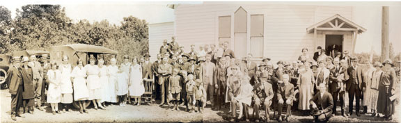 Warren Baptist Church - picture probably taken in the 20's.